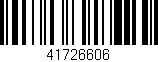 Código de barras (EAN, GTIN, SKU, ISBN): '41726606'