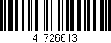 Código de barras (EAN, GTIN, SKU, ISBN): '41726613'