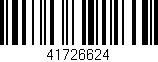 Código de barras (EAN, GTIN, SKU, ISBN): '41726624'