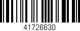 Código de barras (EAN, GTIN, SKU, ISBN): '41726630'