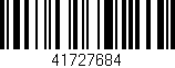 Código de barras (EAN, GTIN, SKU, ISBN): '41727684'