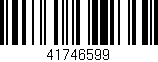 Código de barras (EAN, GTIN, SKU, ISBN): '41746599'
