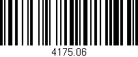 Código de barras (EAN, GTIN, SKU, ISBN): '4175.06'