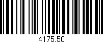 Código de barras (EAN, GTIN, SKU, ISBN): '4175.50'