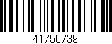 Código de barras (EAN, GTIN, SKU, ISBN): '41750739'