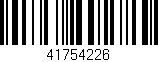 Código de barras (EAN, GTIN, SKU, ISBN): '41754226'