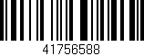 Código de barras (EAN, GTIN, SKU, ISBN): '41756588'