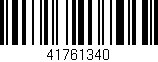 Código de barras (EAN, GTIN, SKU, ISBN): '41761340'