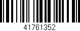 Código de barras (EAN, GTIN, SKU, ISBN): '41761352'