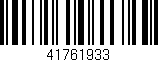 Código de barras (EAN, GTIN, SKU, ISBN): '41761933'