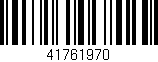 Código de barras (EAN, GTIN, SKU, ISBN): '41761970'