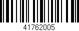 Código de barras (EAN, GTIN, SKU, ISBN): '41762005'