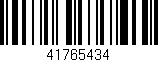 Código de barras (EAN, GTIN, SKU, ISBN): '41765434'