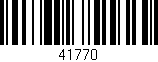 Código de barras (EAN, GTIN, SKU, ISBN): '41770'