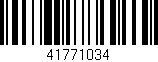 Código de barras (EAN, GTIN, SKU, ISBN): '41771034'