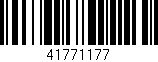 Código de barras (EAN, GTIN, SKU, ISBN): '41771177'