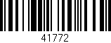 Código de barras (EAN, GTIN, SKU, ISBN): '41772'