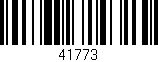 Código de barras (EAN, GTIN, SKU, ISBN): '41773'