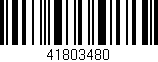 Código de barras (EAN, GTIN, SKU, ISBN): '41803480'