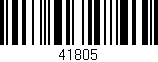 Código de barras (EAN, GTIN, SKU, ISBN): '41805'