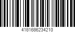 Código de barras (EAN, GTIN, SKU, ISBN): '4181686234210'