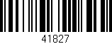 Código de barras (EAN, GTIN, SKU, ISBN): '41827'