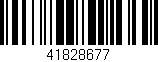 Código de barras (EAN, GTIN, SKU, ISBN): '41828677'