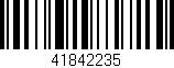 Código de barras (EAN, GTIN, SKU, ISBN): '41842235'