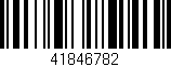Código de barras (EAN, GTIN, SKU, ISBN): '41846782'