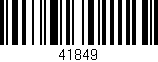 Código de barras (EAN, GTIN, SKU, ISBN): '41849'