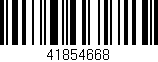 Código de barras (EAN, GTIN, SKU, ISBN): '41854668'