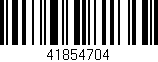 Código de barras (EAN, GTIN, SKU, ISBN): '41854704'
