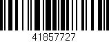 Código de barras (EAN, GTIN, SKU, ISBN): '41857727'