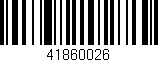 Código de barras (EAN, GTIN, SKU, ISBN): '41860026'
