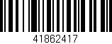 Código de barras (EAN, GTIN, SKU, ISBN): '41862417'