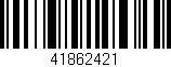 Código de barras (EAN, GTIN, SKU, ISBN): '41862421'
