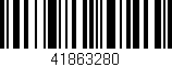 Código de barras (EAN, GTIN, SKU, ISBN): '41863280'
