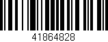 Código de barras (EAN, GTIN, SKU, ISBN): '41864828'
