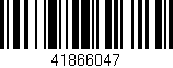 Código de barras (EAN, GTIN, SKU, ISBN): '41866047'