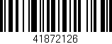 Código de barras (EAN, GTIN, SKU, ISBN): '41872126'