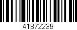 Código de barras (EAN, GTIN, SKU, ISBN): '41872239'