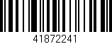 Código de barras (EAN, GTIN, SKU, ISBN): '41872241'