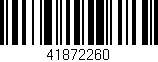 Código de barras (EAN, GTIN, SKU, ISBN): '41872260'