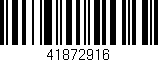 Código de barras (EAN, GTIN, SKU, ISBN): '41872916'