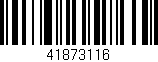 Código de barras (EAN, GTIN, SKU, ISBN): '41873116'