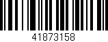 Código de barras (EAN, GTIN, SKU, ISBN): '41873158'