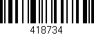 Código de barras (EAN, GTIN, SKU, ISBN): '418734'