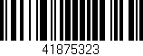 Código de barras (EAN, GTIN, SKU, ISBN): '41875323'