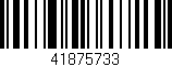 Código de barras (EAN, GTIN, SKU, ISBN): '41875733'