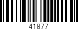 Código de barras (EAN, GTIN, SKU, ISBN): '41877'
